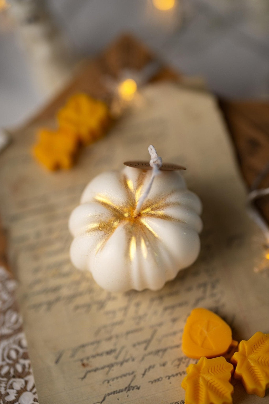 Pumpkin Soy Candle — Seasonal Scent Collection