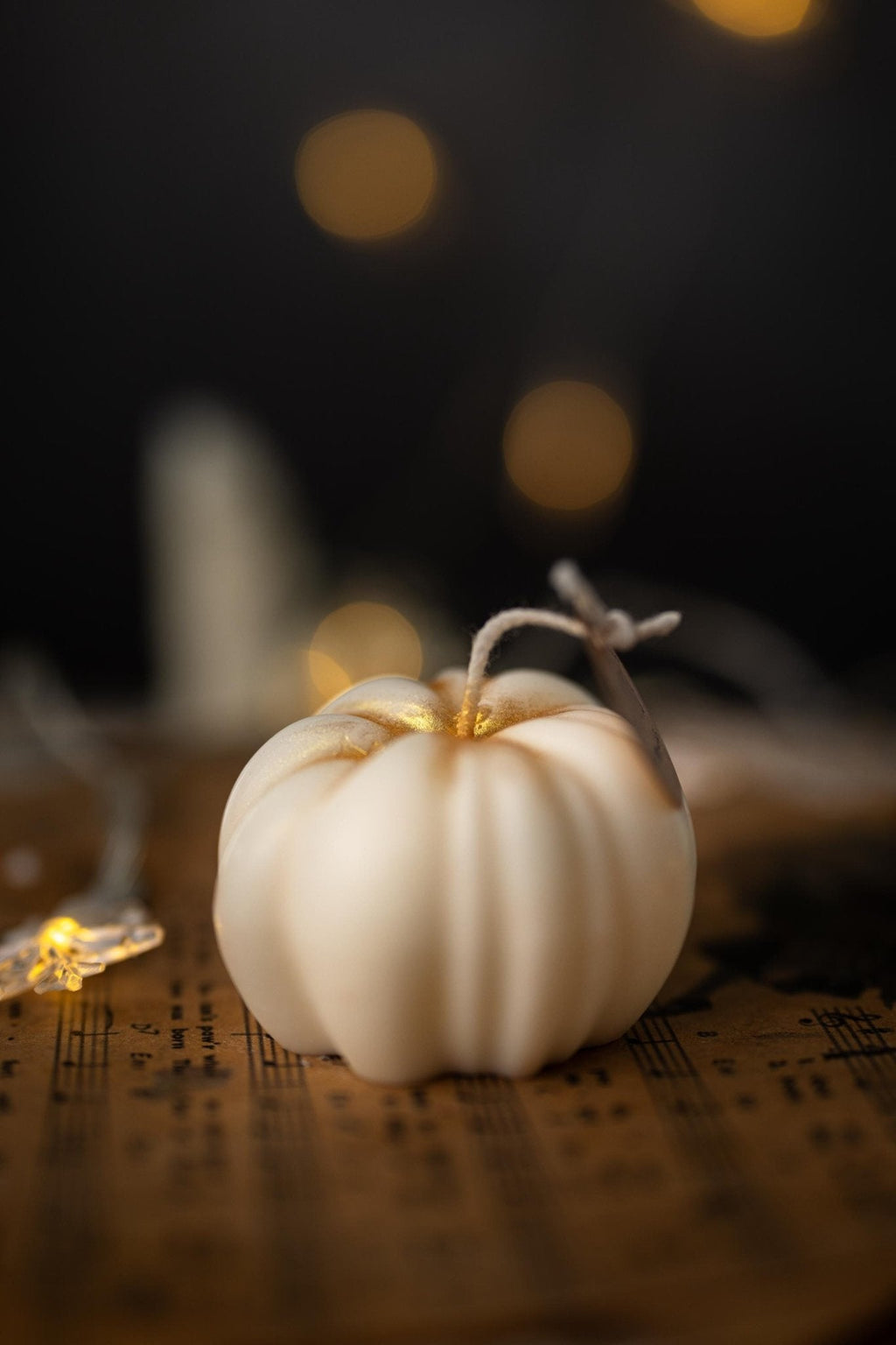 Pumpkin Soy Candle — Seasonal Scent Collection