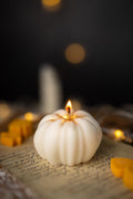 Pumpkin Soy Candle — Seasonal Scent Collection