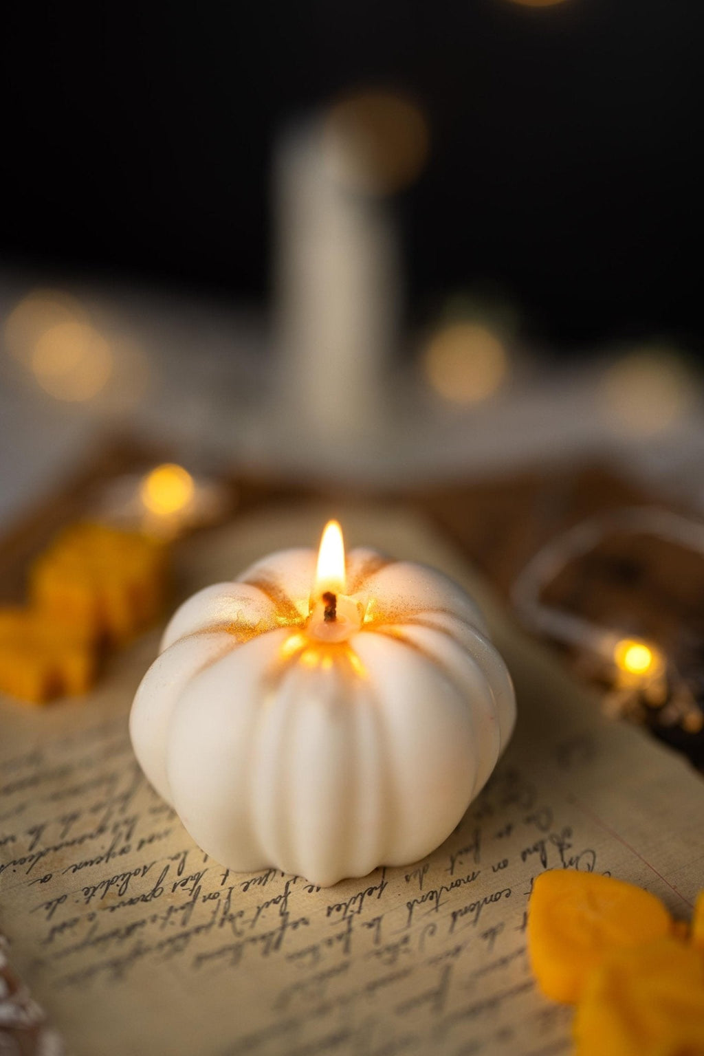 Pumpkin Soy Candle — Seasonal Scent Collection
