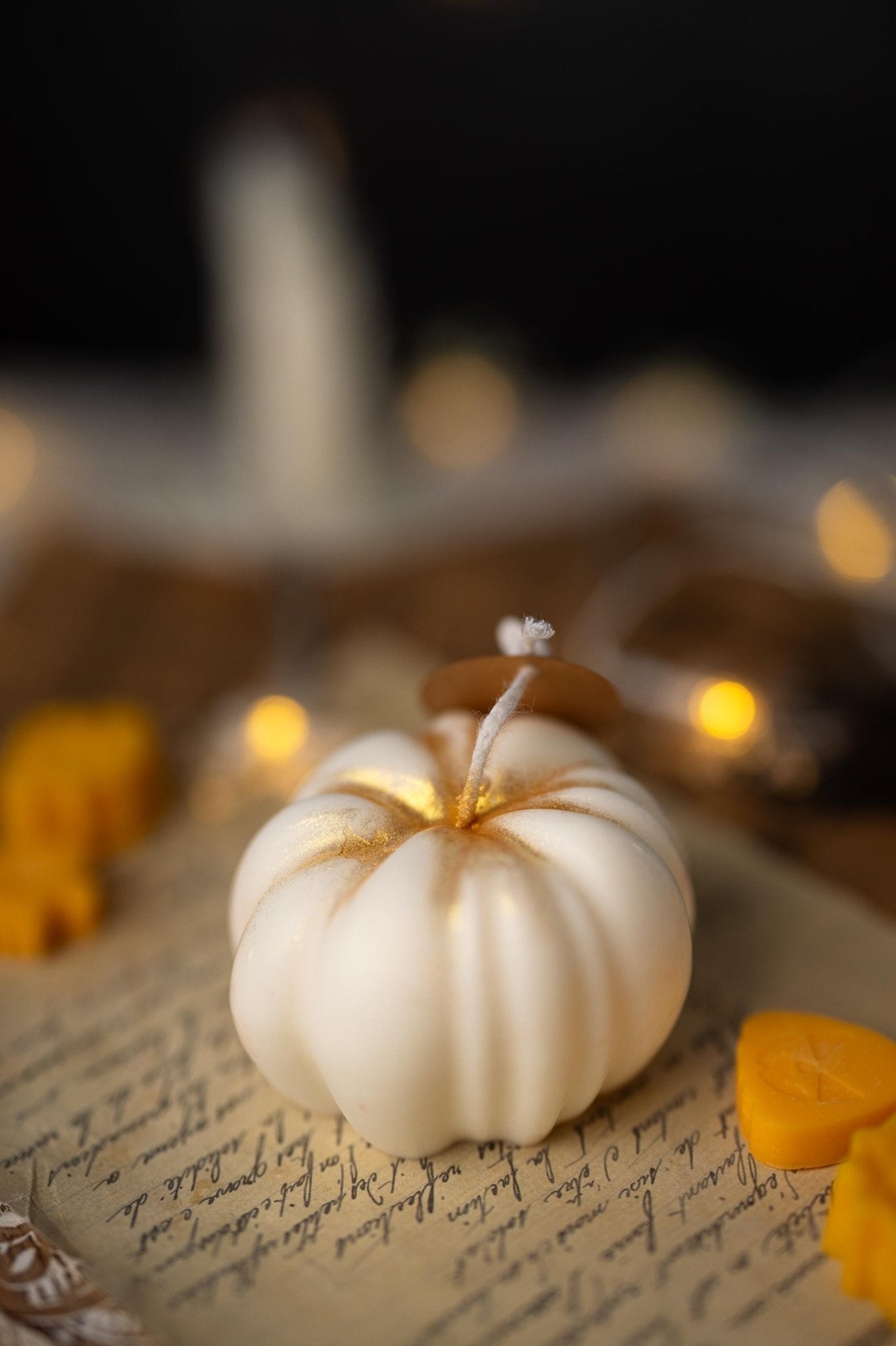 Pumpkin Soy Candle — Seasonal Scent Collection