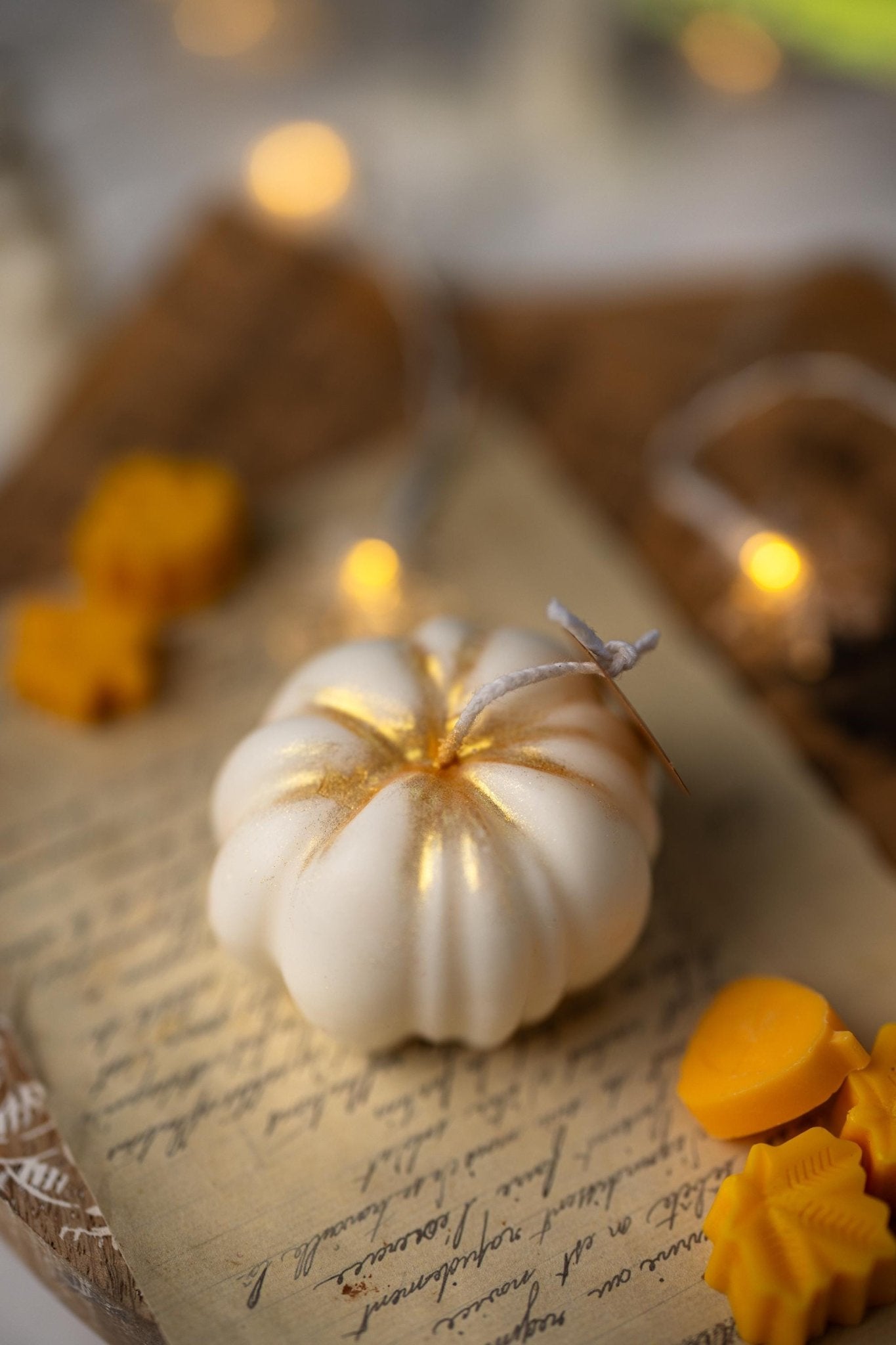 Pumpkin Soy Candle — Seasonal Scent Collection