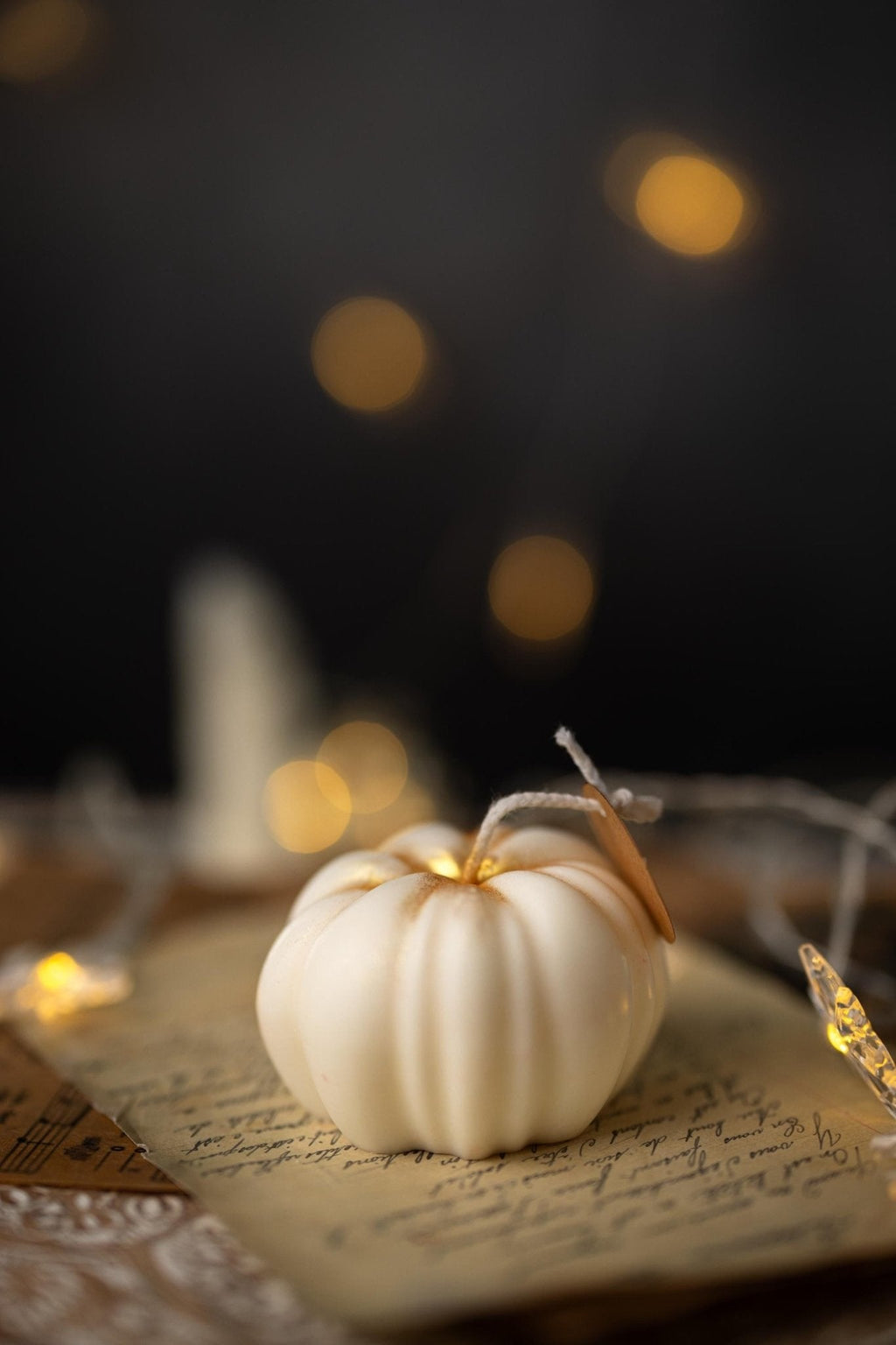 Pumpkin Soy Candle — Seasonal Scent Collection