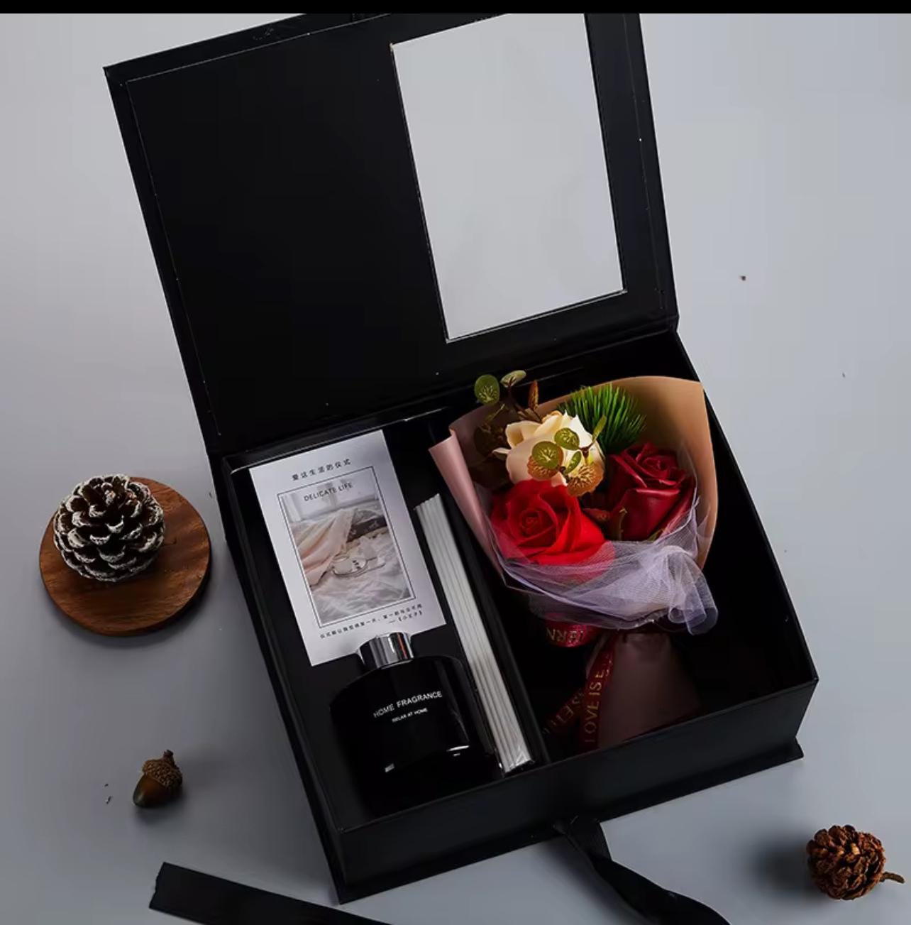 Rose Reed Diffuser Gift Set