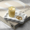 Scallop Small Tray - White