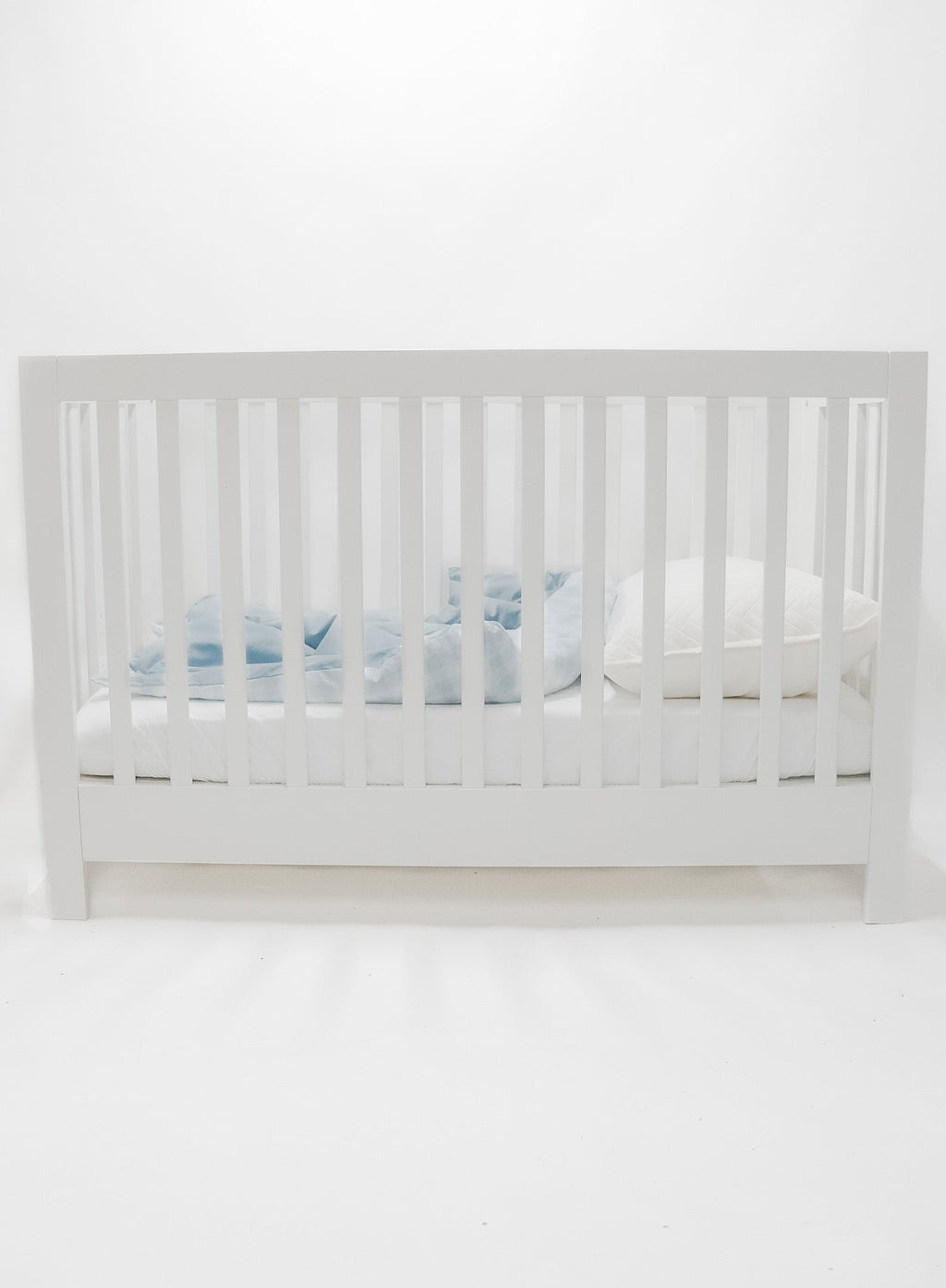 Marine Checkered Quilted Blanket