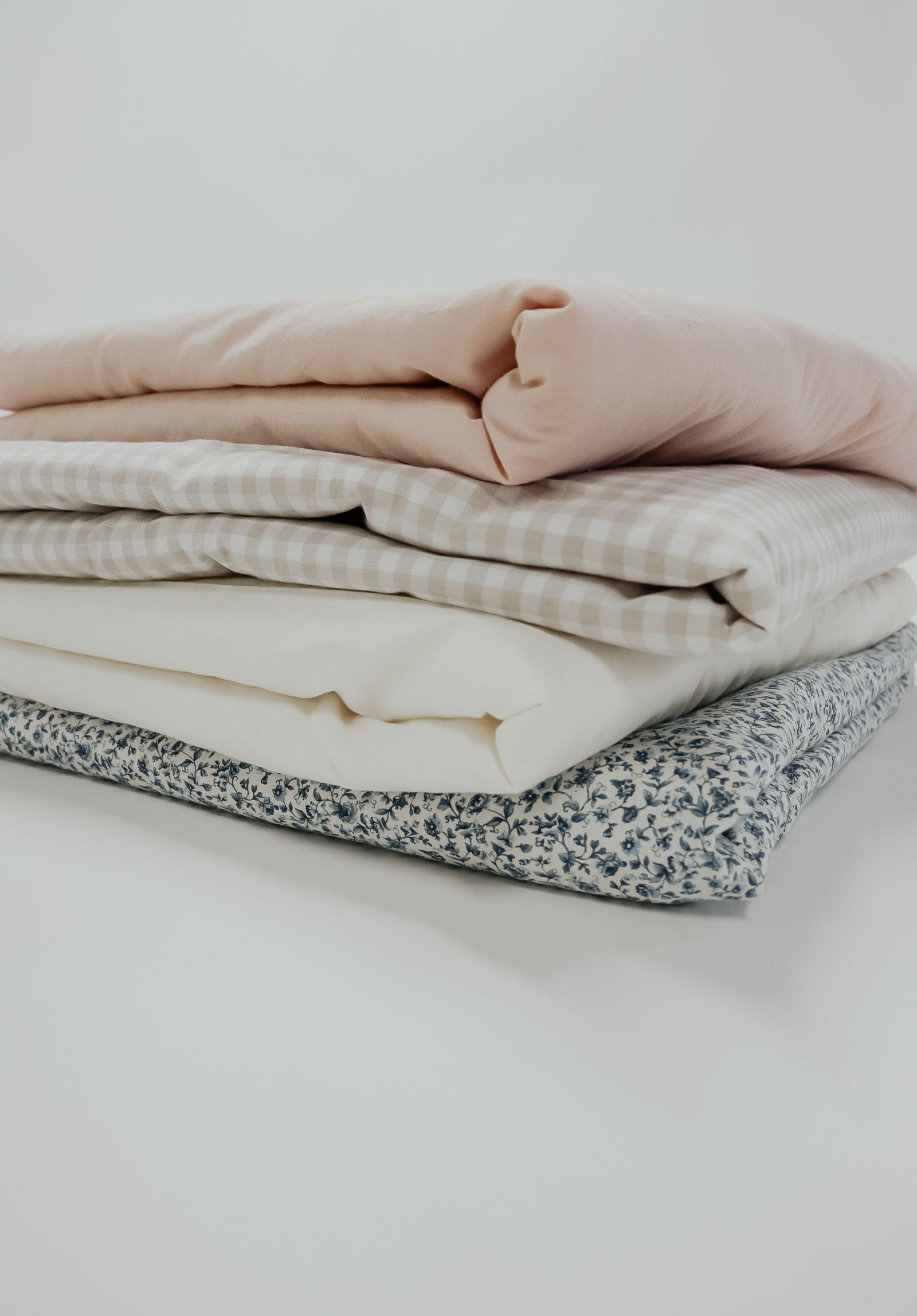 Beige Gingham Crib Quilted Blanket