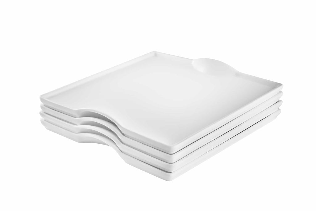 Square Porcelain Dinnerware Set