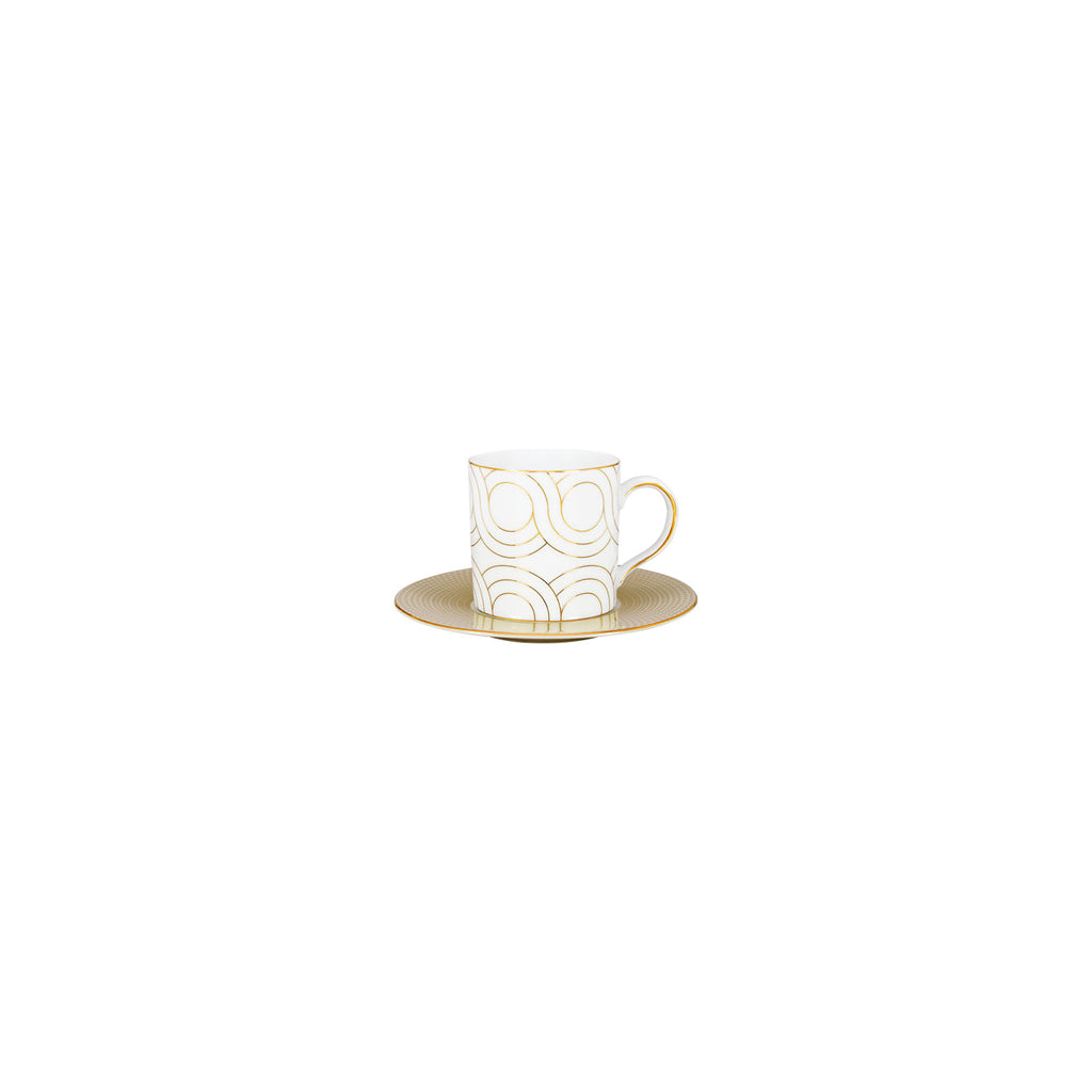 Infinity Espresso Cup & Saucer (Set of 2)