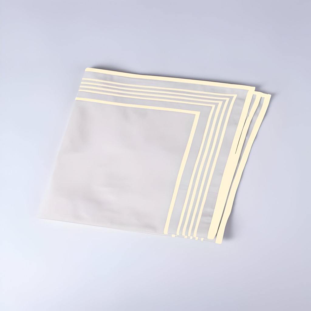 Smart Border 400TC Cotton Embroidery Sateen Solid Duvet Cover Set