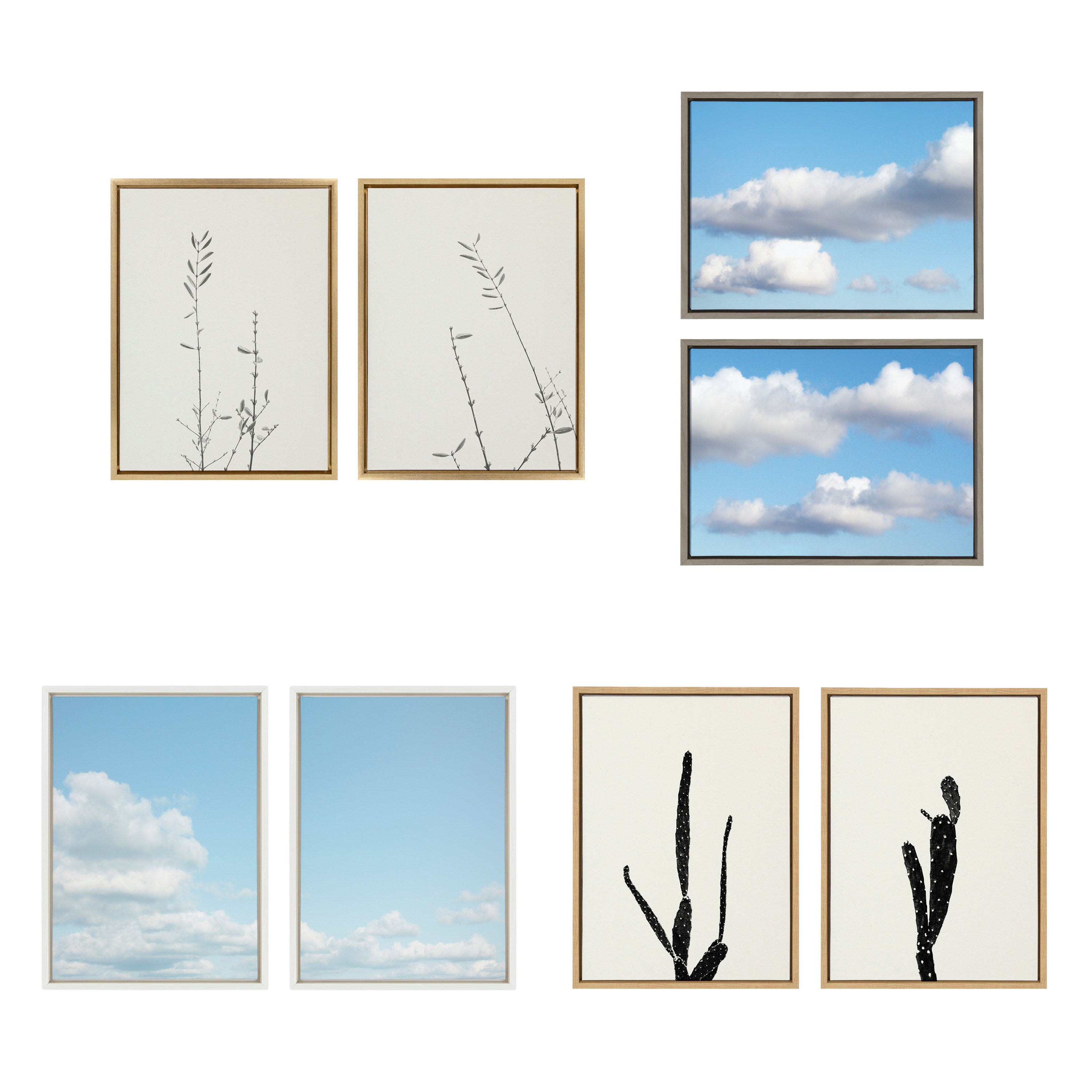 Sylvie Retro Tennessee Botanicals Framed Canvas by Stephanie Klatt