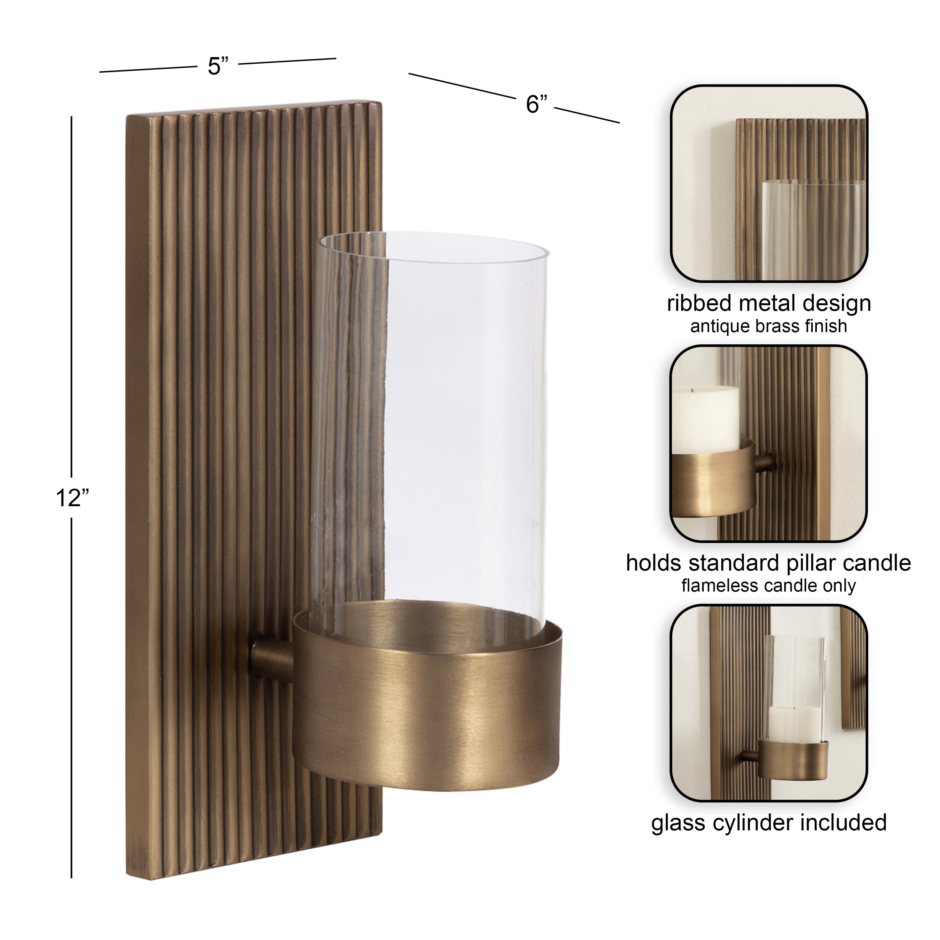 Rooks Metal Wall Sconce