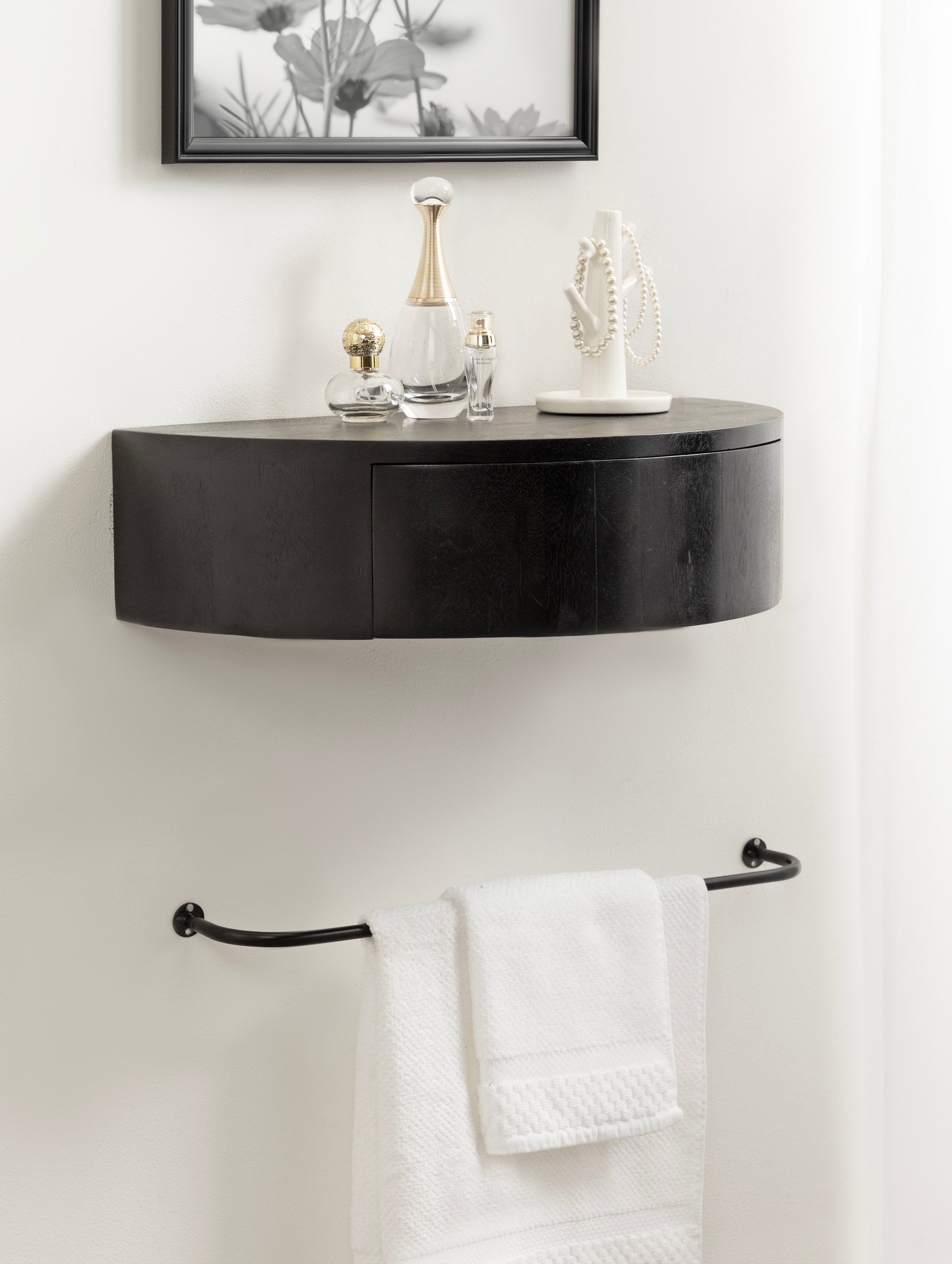 Reid Floating Wood Side Table