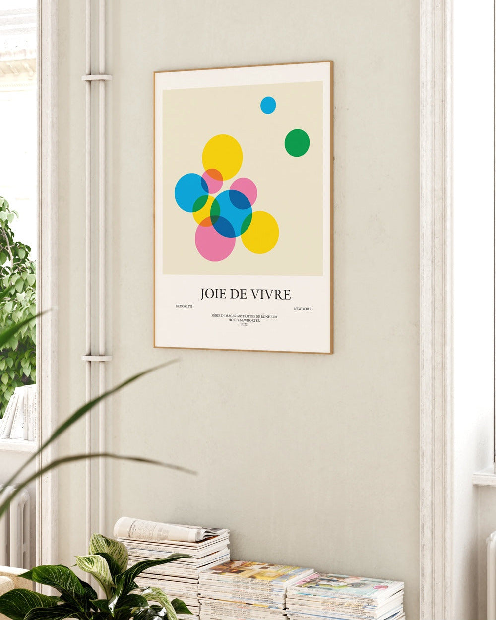 JOIE DE VIVRE Framed Art Print by Holly McWhorter