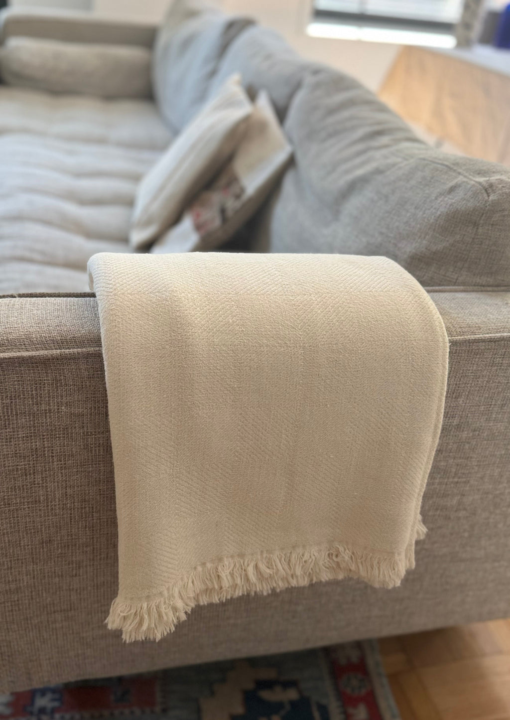 Arda Recycled Cotton Throw Blanket
