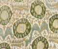 KAYA -IKAT EFFECT DESIGNER PATTERN CUT VELVET UPHOLSTERY FABRIC BY THE YARD