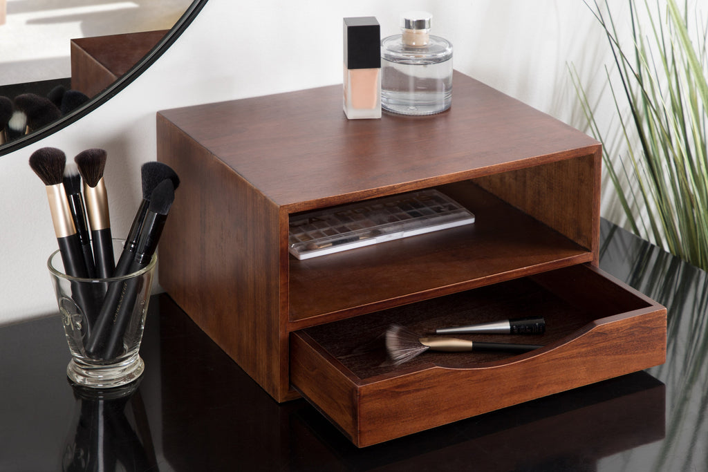 Hutton Floating Wall Shelf with Drawer