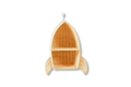 Natural Rattan Rocket Wall Shelf