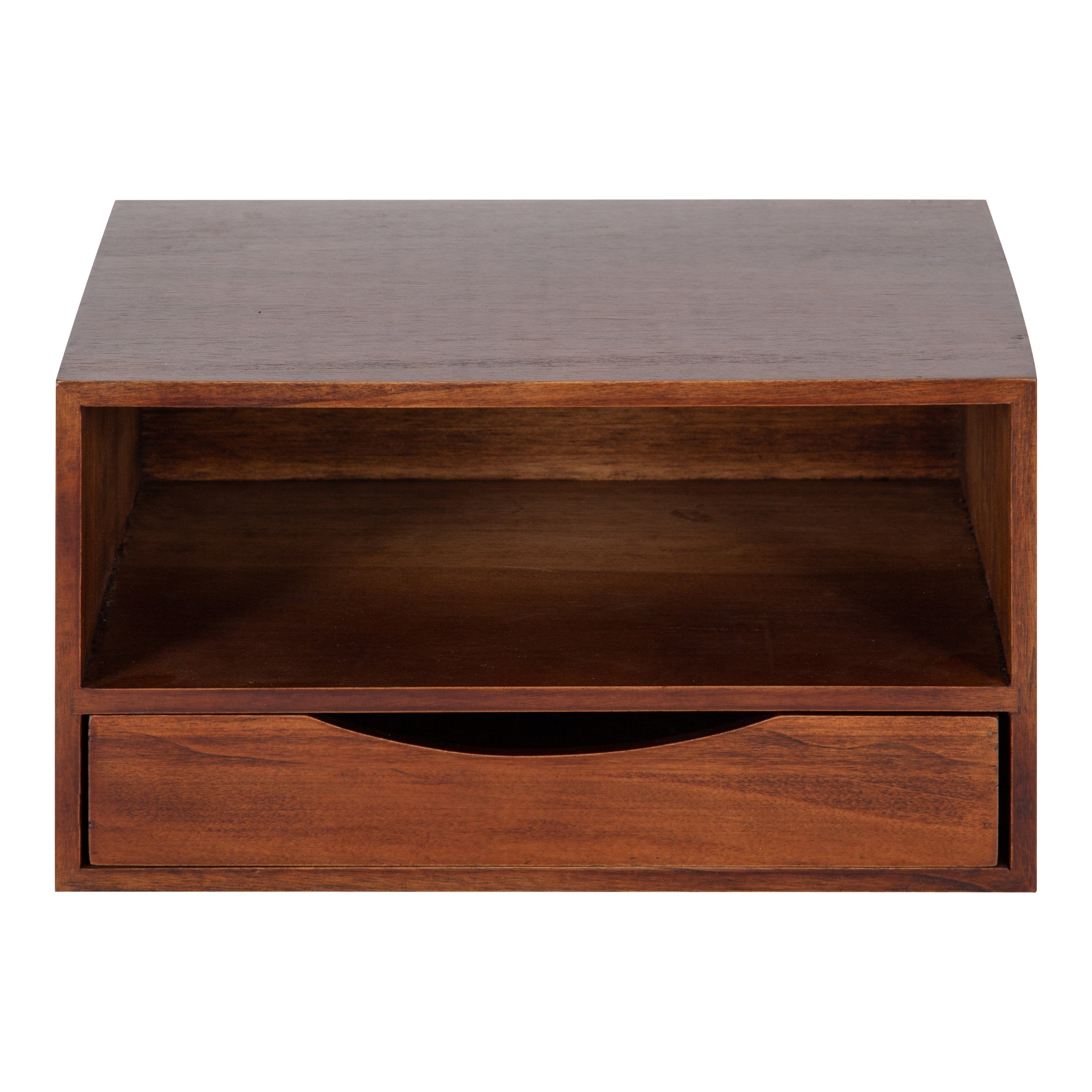 Hutton Floating Wall Shelf with Drawer