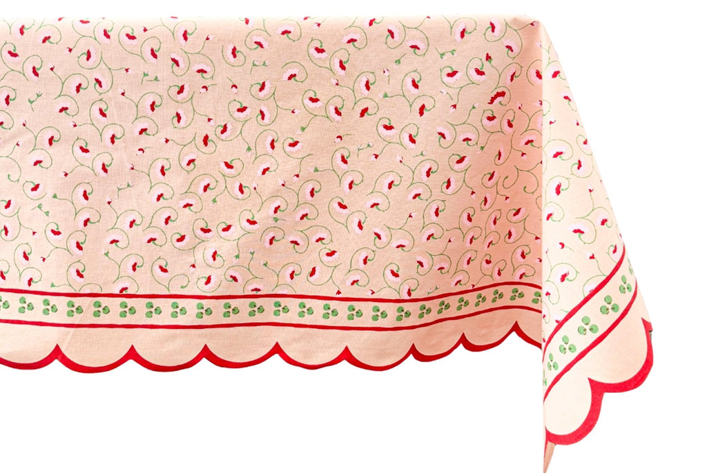 La Leccia Light Pink Outdoor Tablecloth