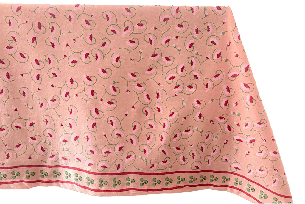 La Leccia Tablecloth in Dark Pink