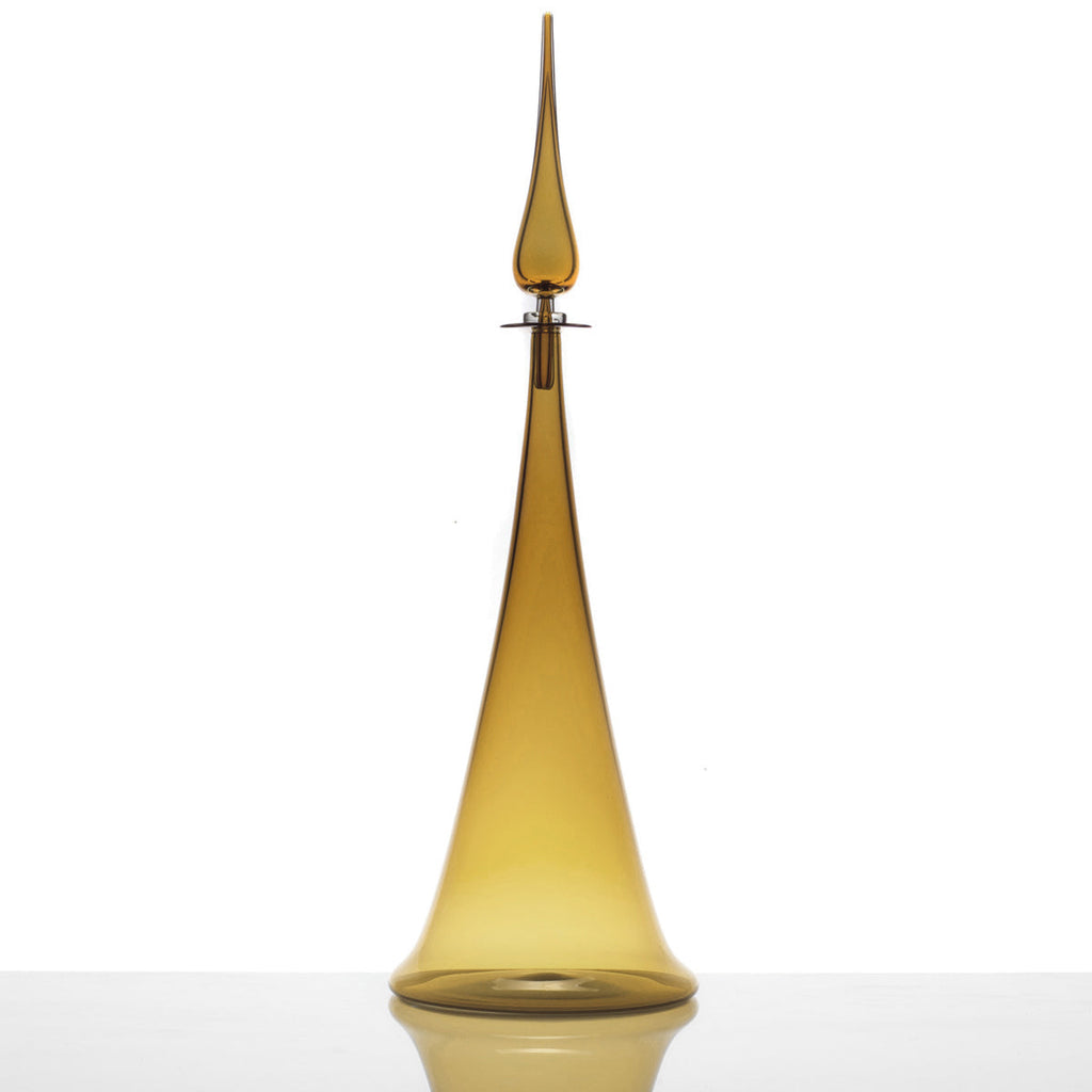 Large Fluted Cone Decanter