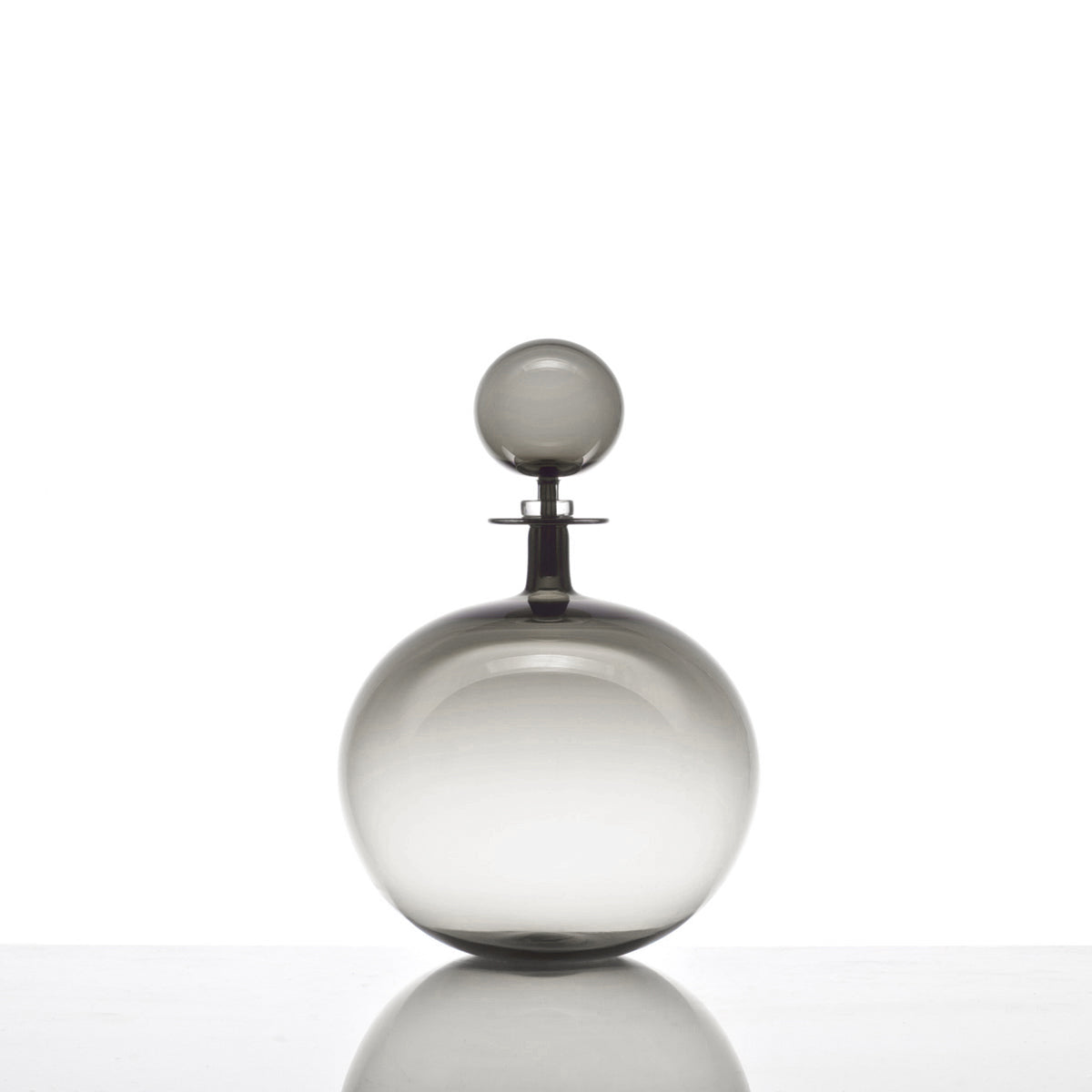 Large Low Round Decanter