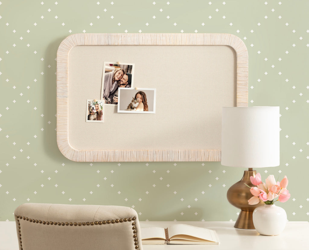 Rahfy Framed Fabric Pinboard