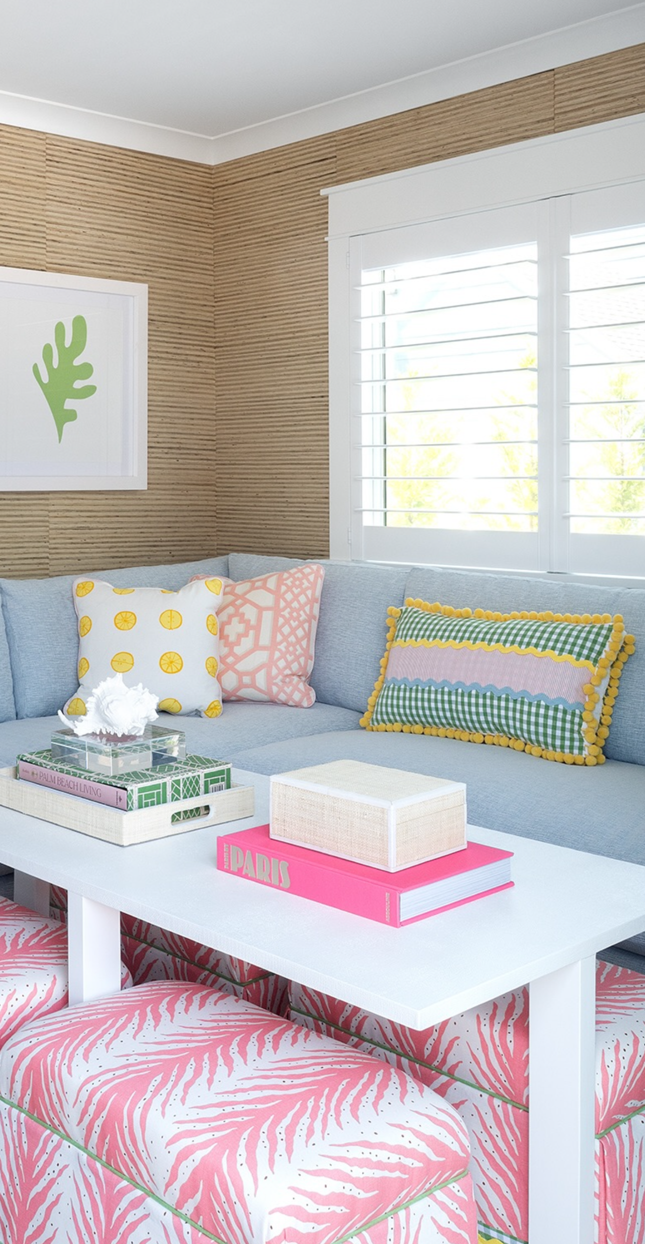 Lemonade Pillow Cover in Yellow, F. Schumacher Textiles