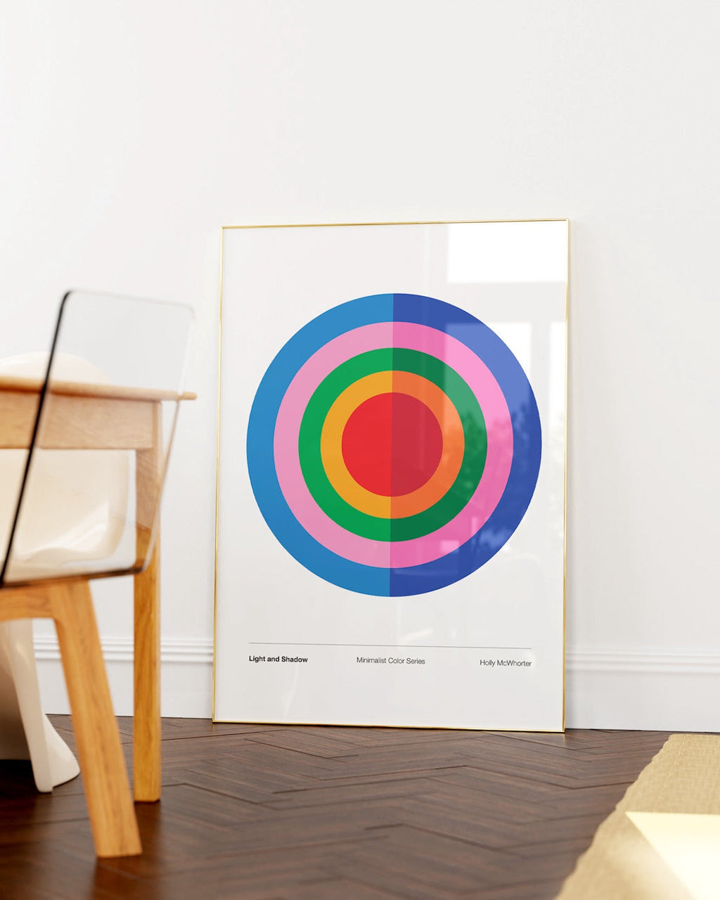 LIGHT AND SHADOW Framed Art Print by Holly McWhorter
