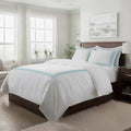 500TC Cotton Sateen Triple-Embroidery Duvet Cover Set