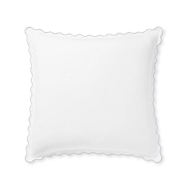 400TC Cotton Sateen Scallop-Embroidery Duvet Cover Set