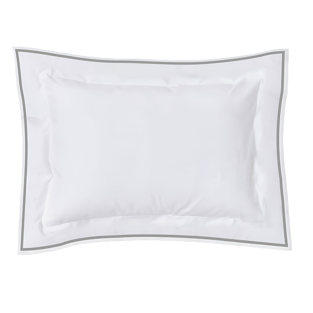 400TC Embroidery Cotton Sateen Solid Duvet Cover Set