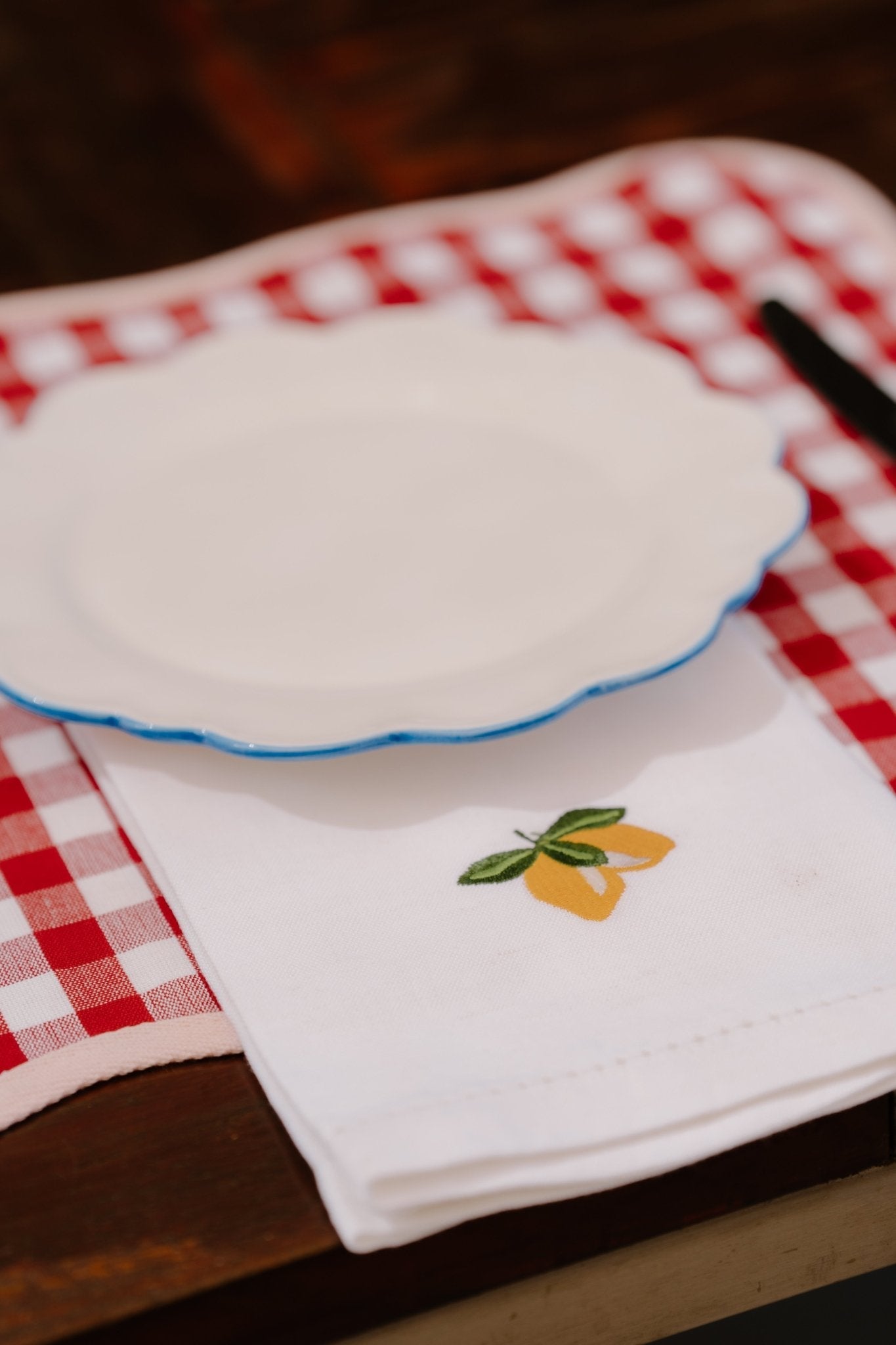 'Limone' Dinner Napkins (Set of 4)