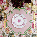 LUMERA PINK WAVY EDGE FABRIC PLACEMAT (Set Of 4)