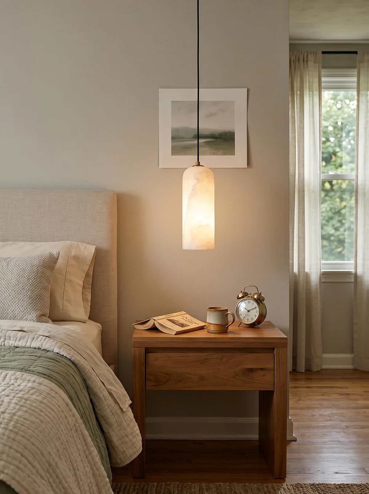 Monty Alabaster Pendant Lamp