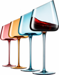 Tonal Stemmed Wine Glassware, Set of 4