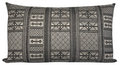 Masai Pillow Cover in Charcoal on Natural, Peter Dunham Textiles