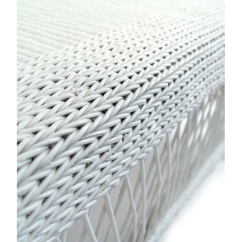 Malawi Cane Loveseat - White