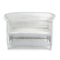 Malawi Cane Loveseat - White