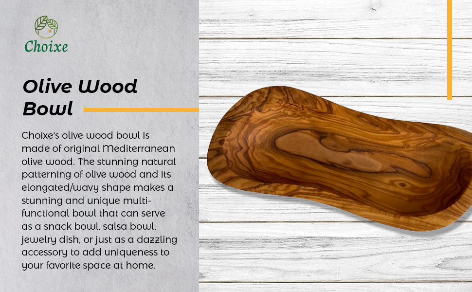 Mediterranean Olive Wood Bowl