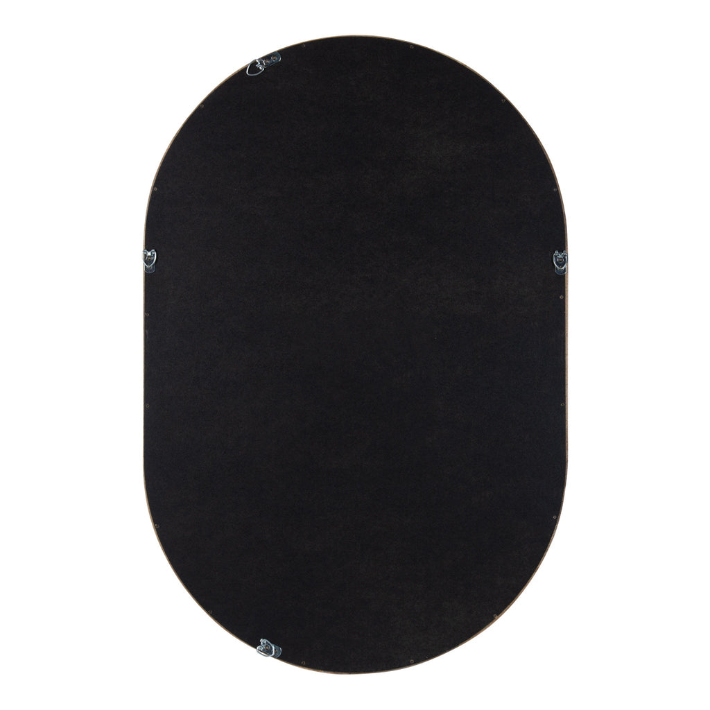 Hutton Wood Framed Capsule Mirror