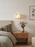 Modern Square Alabaster Wall Lamp