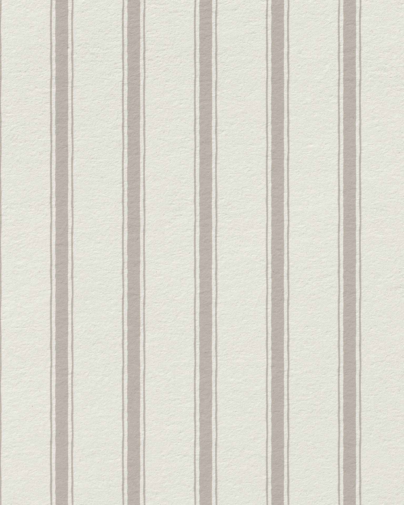Moulding Line Wallpaper in Cool Taupe