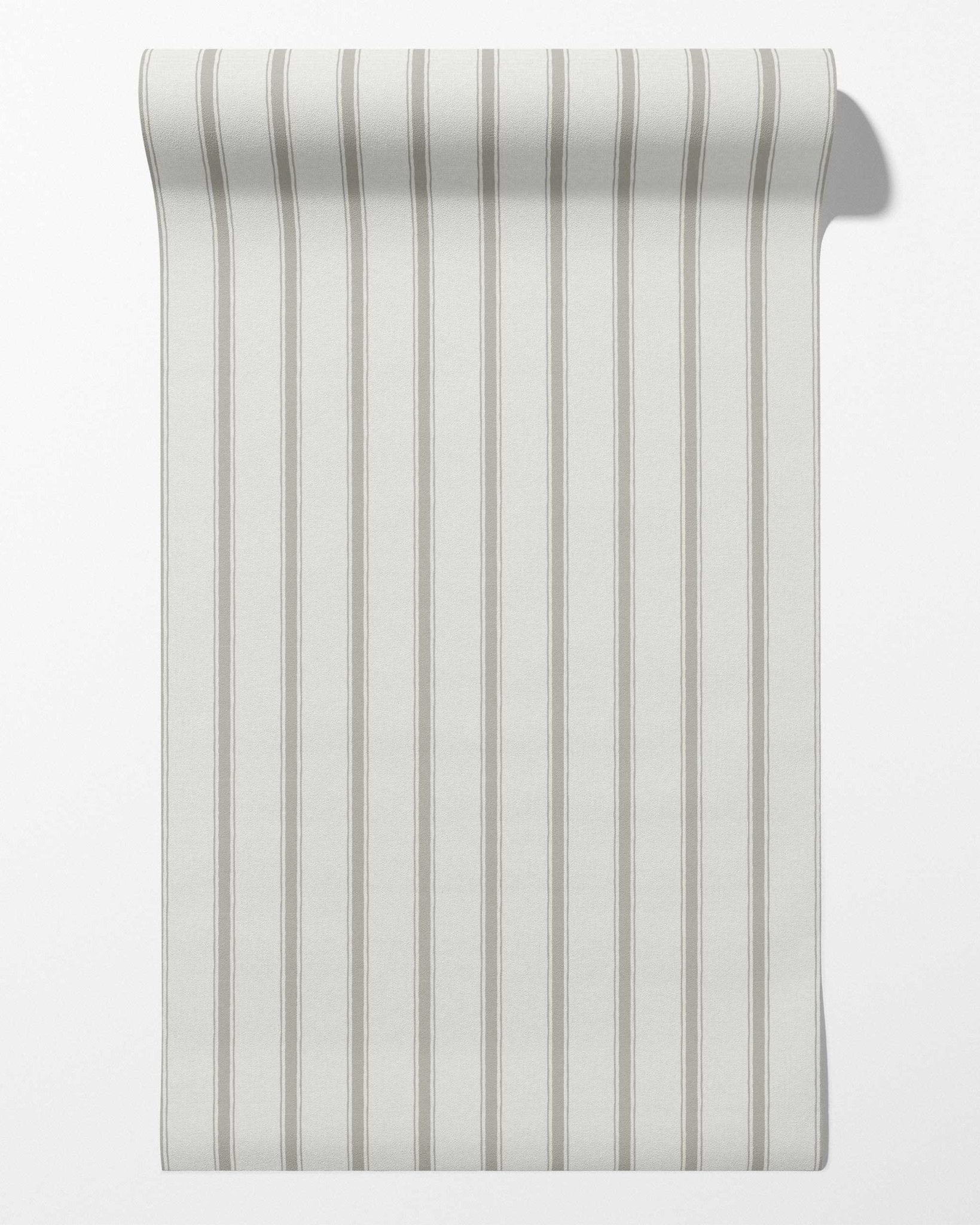 Moulding Line Wallpaper in Cool Taupe