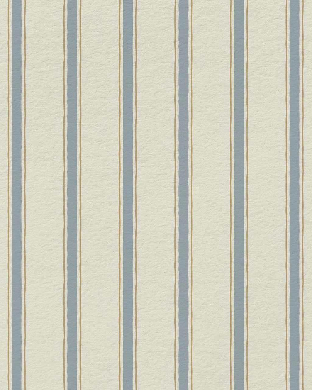 Moulding Line Wallpaper in Dusty Blue