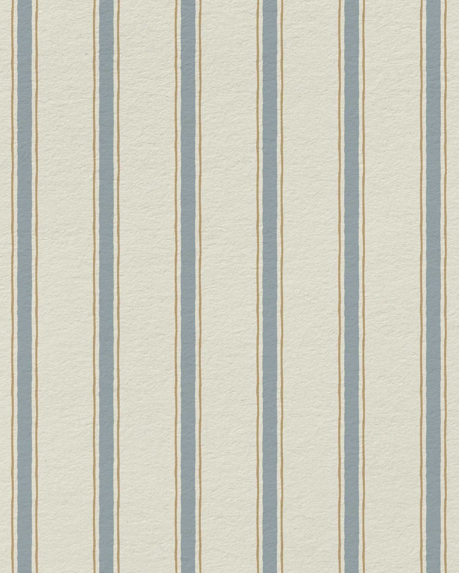 Moulding Line Wallpaper in Dusty Blue