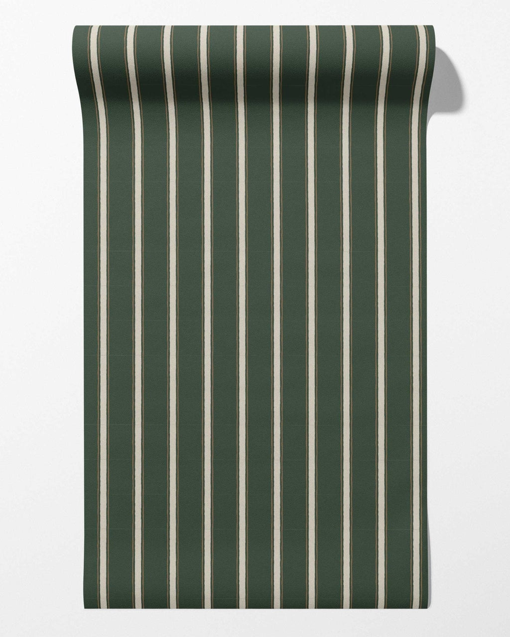 Moulding Line Wallpaper in Library Green