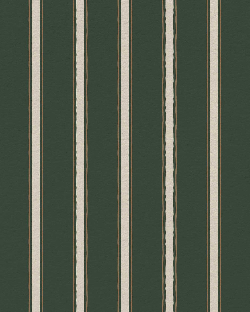 Moulding Line Wallpaper in Library Green