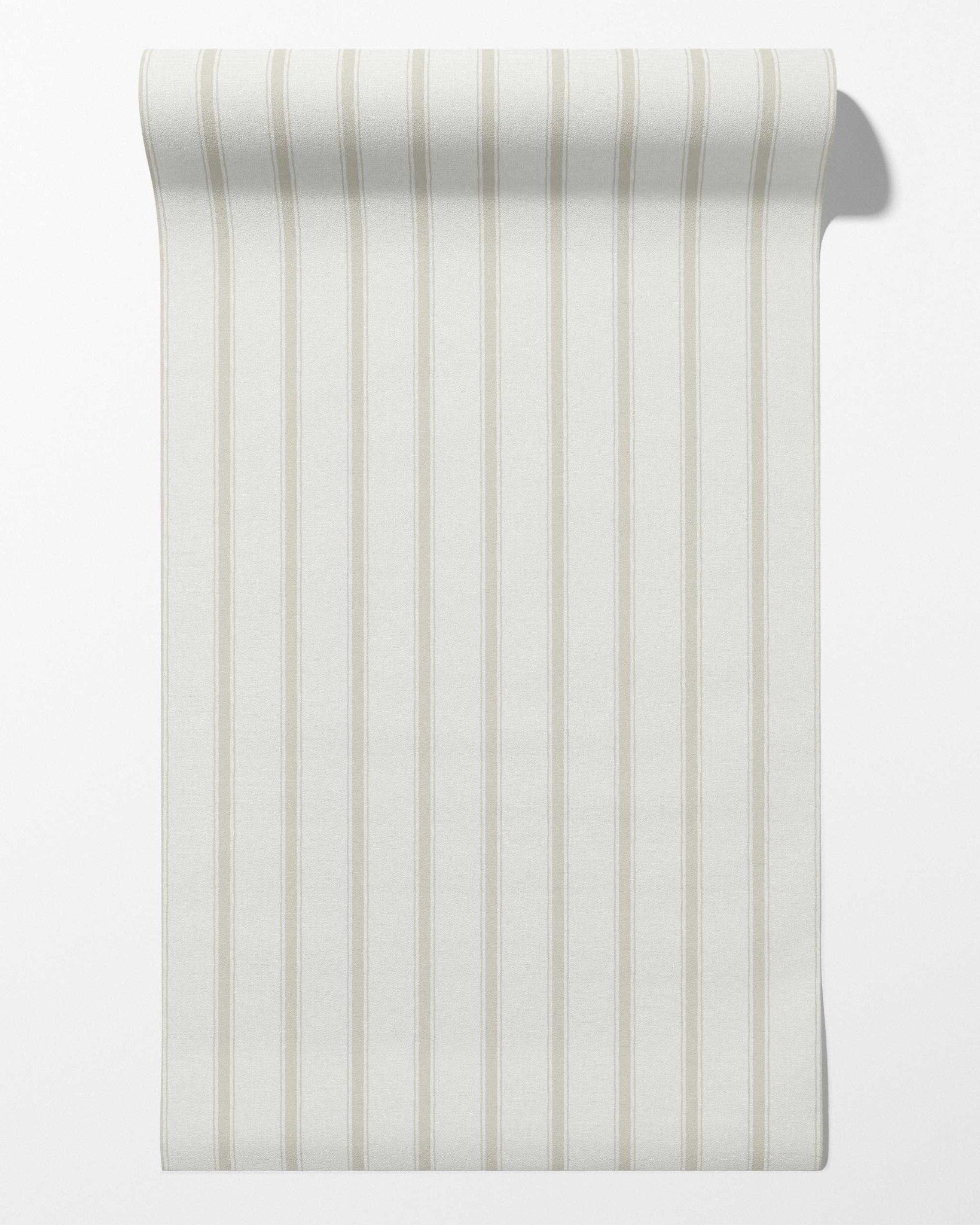 Moulding Line Wallpaper in Pale Cream